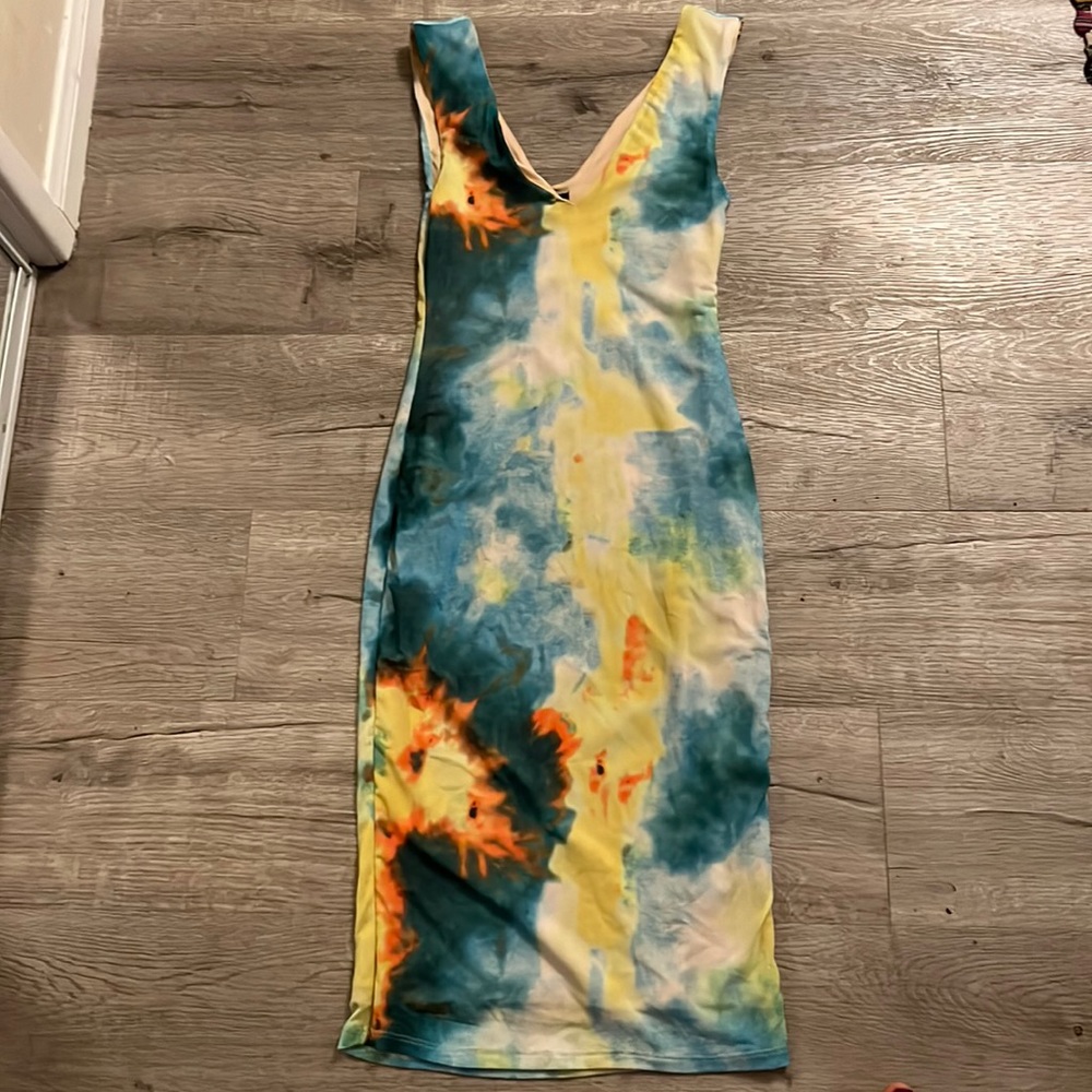 AFRM tie dye dress BNWOT